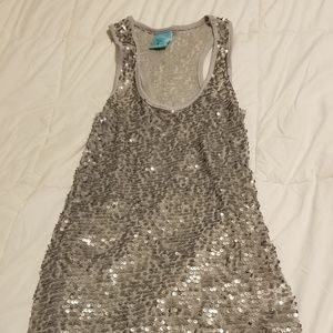 Sequined cami